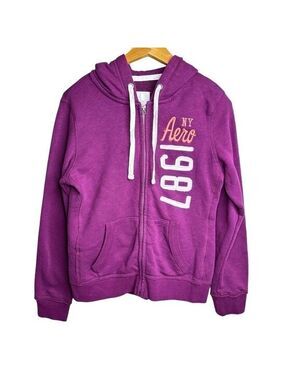 Aeropostale Hoodie Jacket Zip Up Long Sleeve Women’s Size M‎